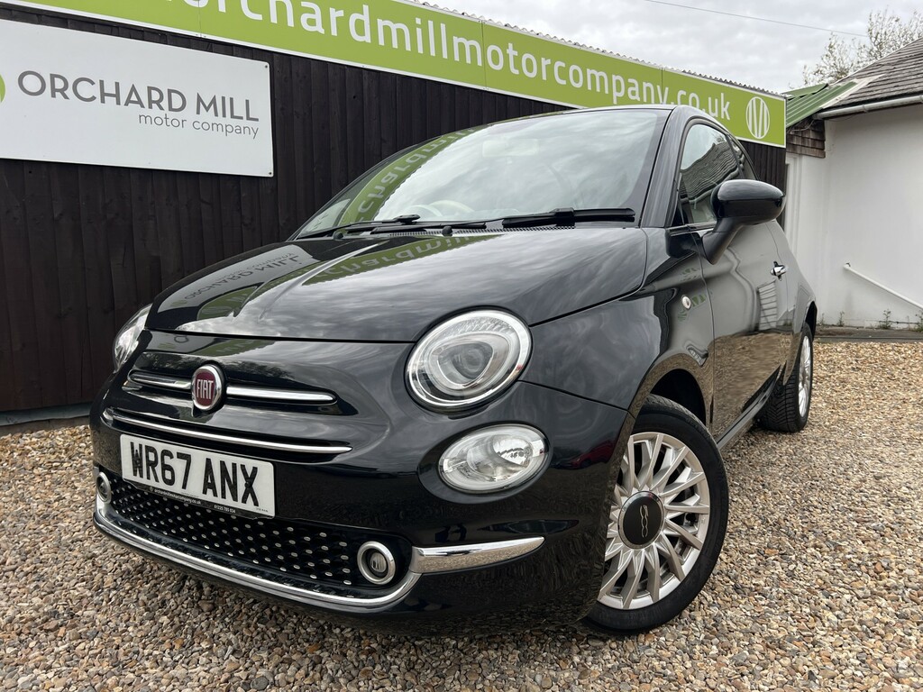 Fiat 500 Hatchback 1.2 500 My17 1.2 69Hp Lounge 2017 Black