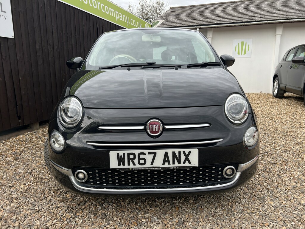 Fiat 500 Hatchback 1.2 500 My17 1.2 69Hp Lounge 2017 WR67ANX Black #2