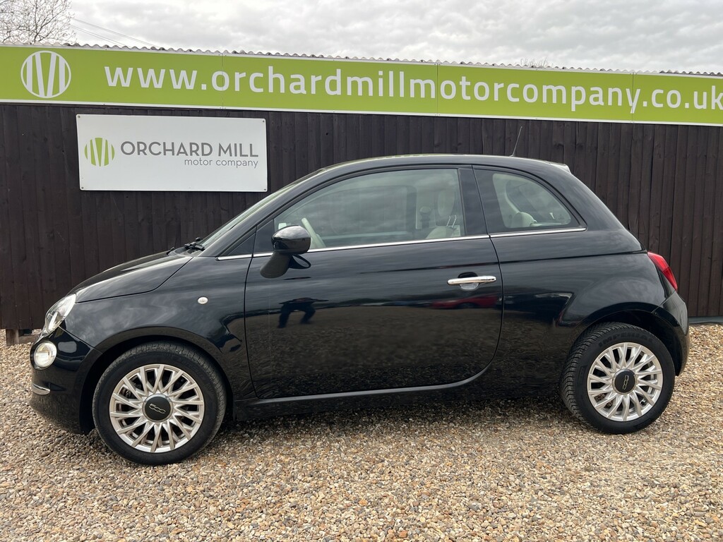 Fiat 500 Hatchback 1.2 500 My17 1.2 69Hp Lounge 2017 WR67ANX Black #3