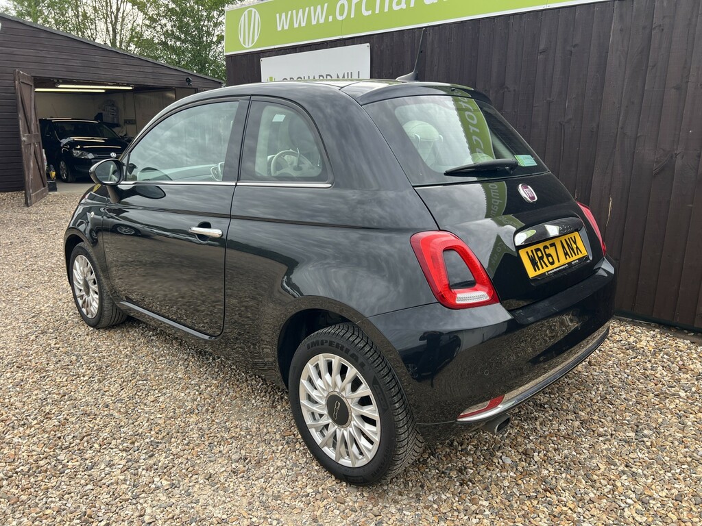 Fiat 500 Hatchback 1.2 500 My17 1.2 69Hp Lounge 2017 WR67ANX Black #4