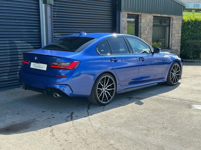 BMW 3 Series 320I M Sport Saloon MX71LVJ Blue #3