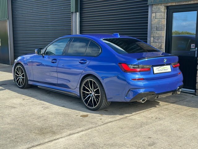BMW 3 Series 320I M Sport Saloon MX71LVJ Blue #6