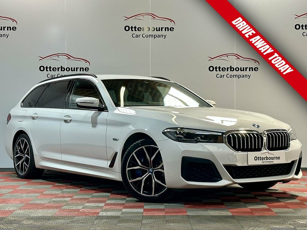 BMW 5 Series 530E M Sport White