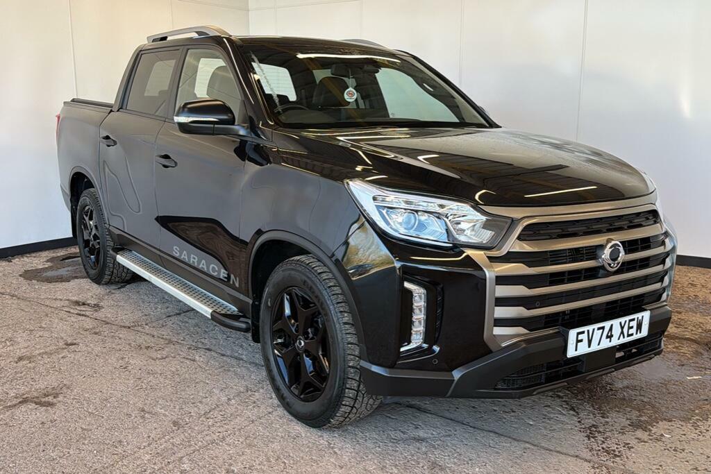 SsangYong Musso 2.2D Saracen Pickup Double Cab 4Wd Black