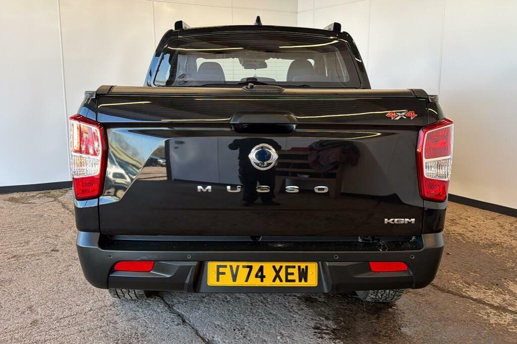 SsangYong Musso 2.2D Saracen Pickup Double Cab 4Wd FV74XEW Black #5