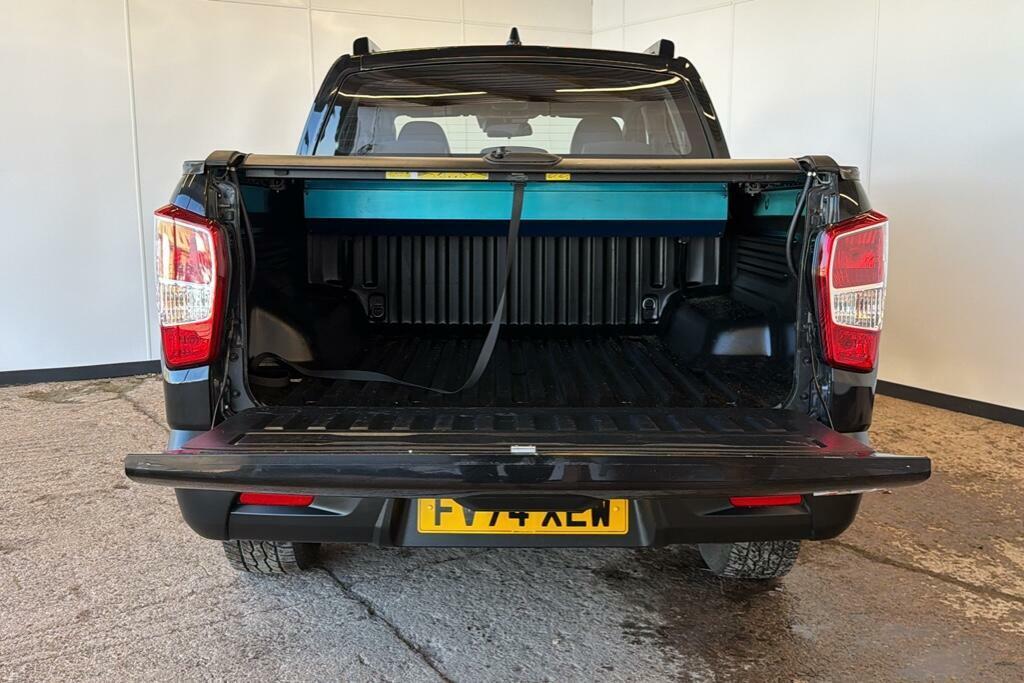 SsangYong Musso 2.2D Saracen Pickup Double Cab 4Wd FV74XEW Black #6