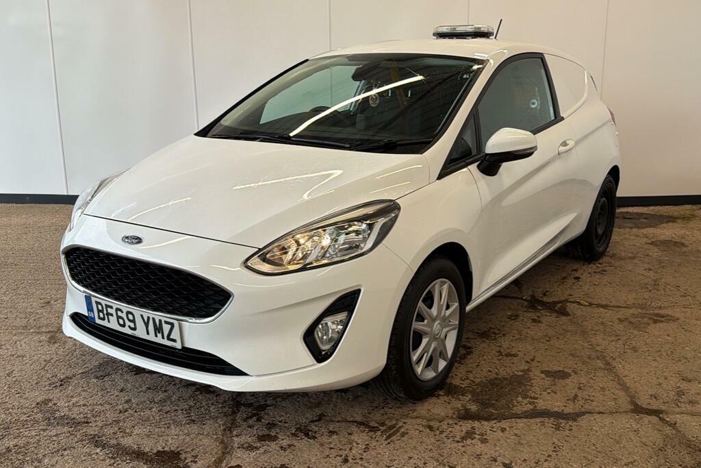 Ford Fiesta 1.5 Tdci Car Derived Van Euro 6 BF69YMZ White #3