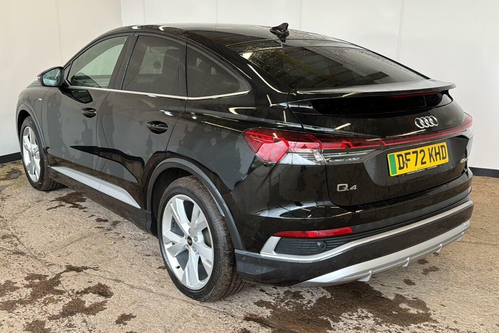 Audi Q4 E Tron 40 S Line Sportback 82Kwh 204 P DF72KHD Black #2
