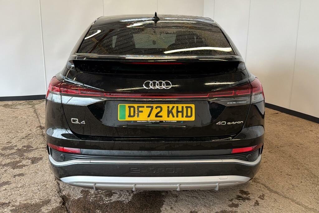 Audi Q4 E Tron 40 S Line Sportback 82Kwh 204 P DF72KHD Black #6