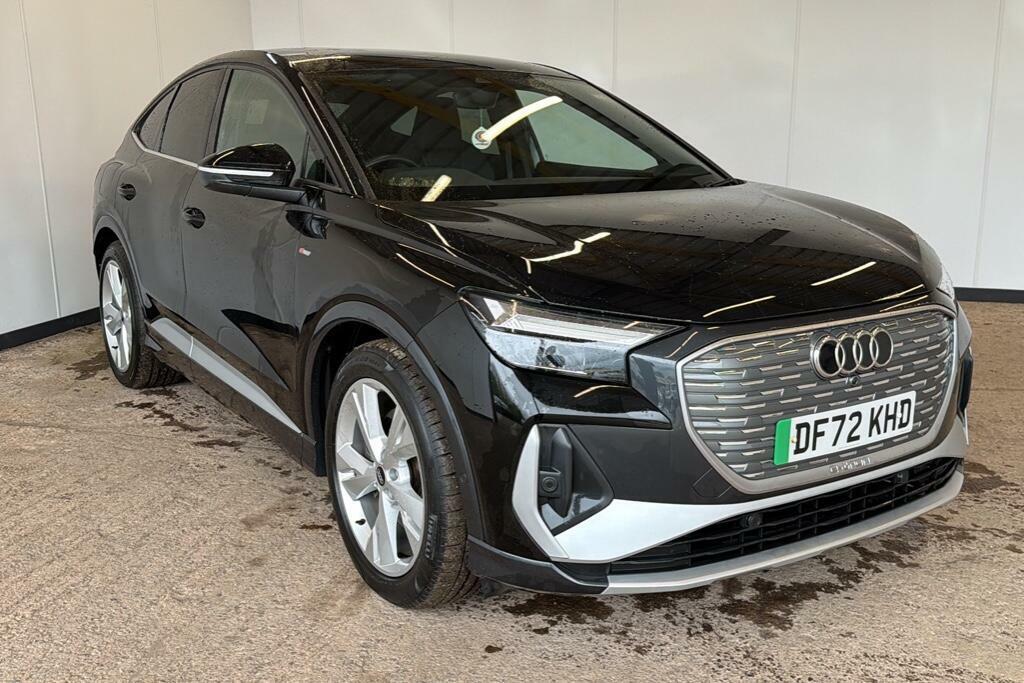 Audi Q4 E Tron 40 S Line Sportback 82Kwh 204 P Black