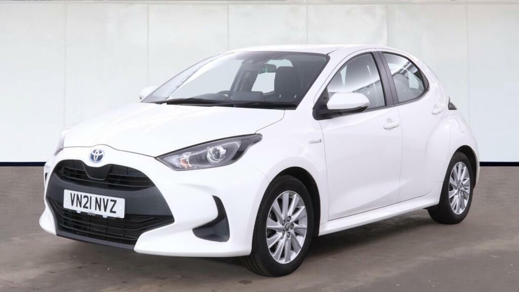 Toyota Yaris 1.5 Vvt-h Icon Hatchback Hybrid E-cvt E VN21NVZ White #2