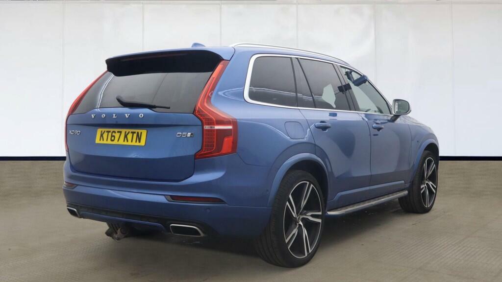 Volvo XC90 2.0 D5 Powerpulse R-design Pro Suv KT67KTN Blue #4