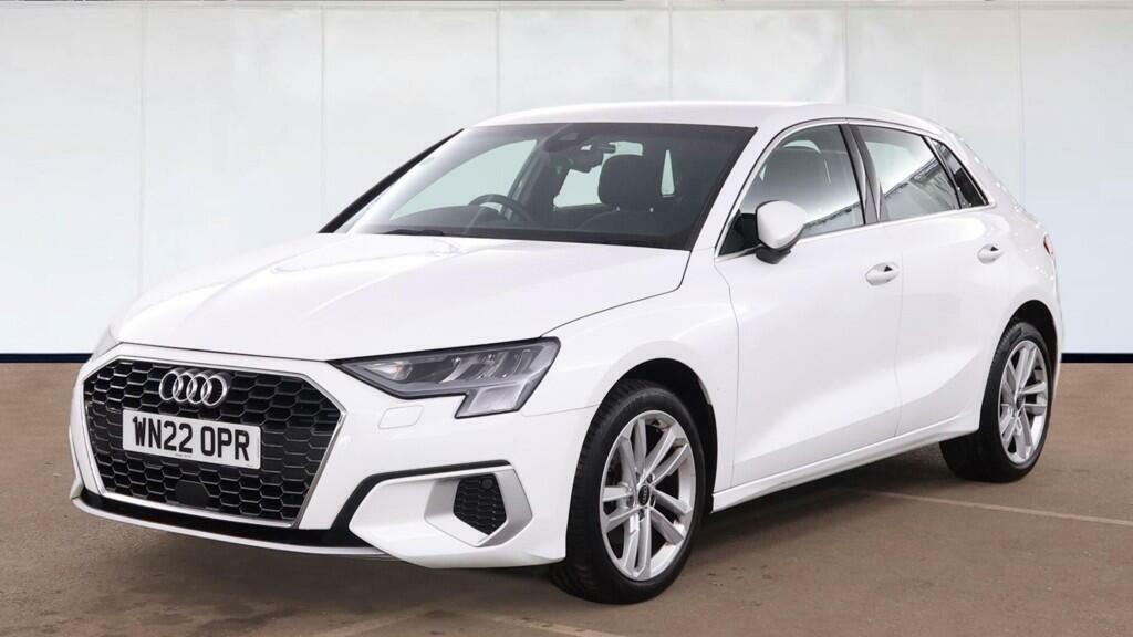 Audi A3 1.0 Tfsi 30 Sport Sportback Euro WN22OPR White #2