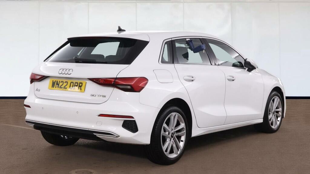 Audi A3 1.0 Tfsi 30 Sport Sportback Euro WN22OPR White #4