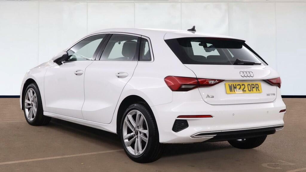 Audi A3 1.0 Tfsi 30 Sport Sportback Euro WN22OPR White #3