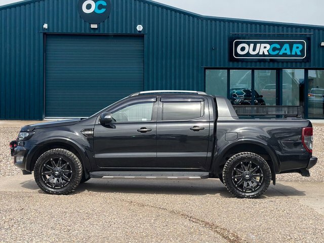 Ford Ranger 2016 3.2 Tdci Wildtrak Pickup Double Cab Diese YM65VJE Black #6