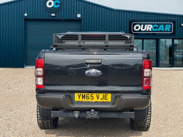 Ford Ranger 2016 3.2 Tdci Wildtrak Pickup Double Cab Diese YM65VJE Black #4