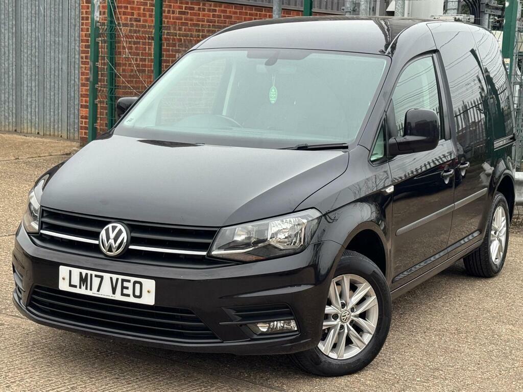 Volkswagen Caddy 2.0 Tdi C20 Bluemotion Tech Highline Swb Euro 6 S LM17VEO Black #2