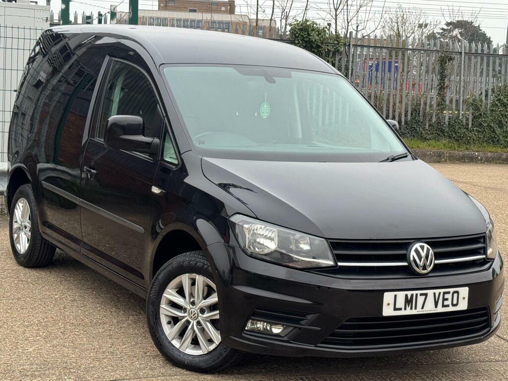 Volkswagen Caddy 2.0 Tdi C20 Bluemotion Tech Highline Swb Euro 6 S LM17VEO Black #5