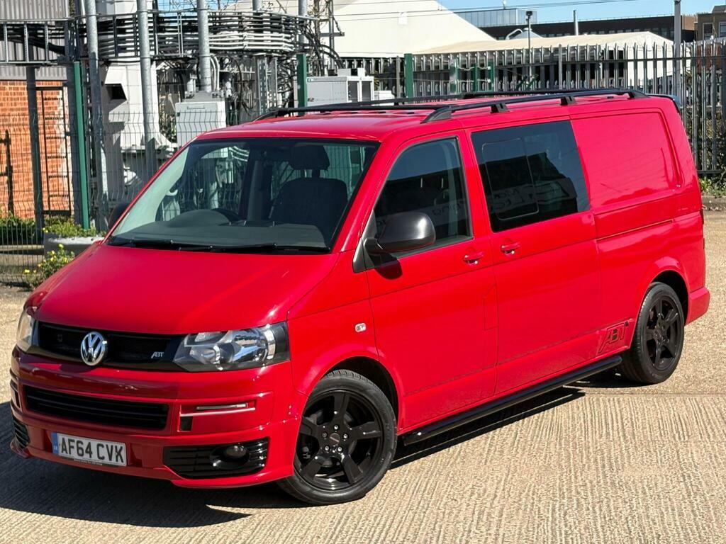 Volkswagen Transporter 2.0 Tdi T32 Highline Kombi L3 H1 Red #4