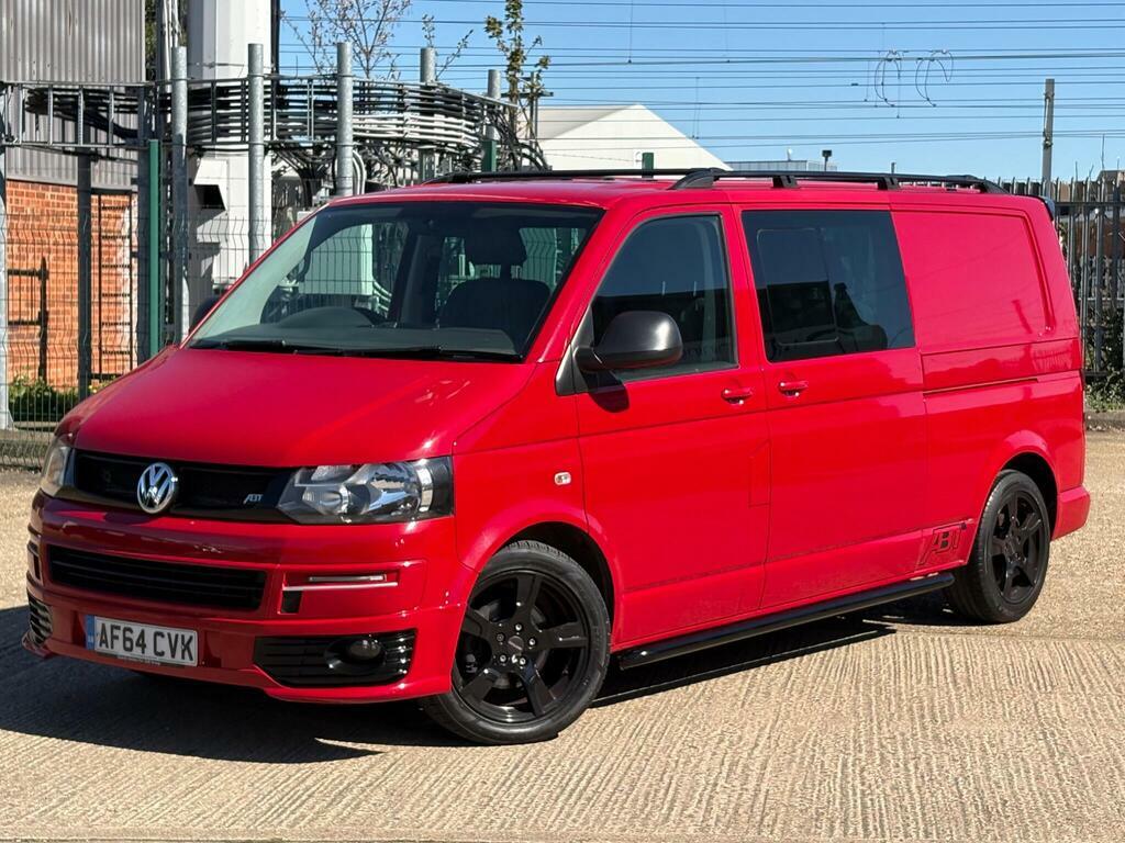 Volkswagen Transporter 2.0 Tdi T32 Highline Kombi L3 H1 Red #6