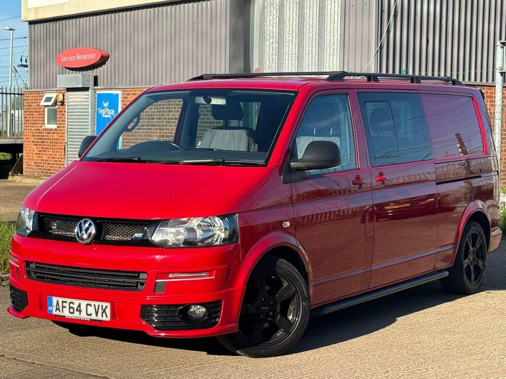 Volkswagen Transporter 2.0 Tdi T32 Highline Kombi L3 H1 Red #3
