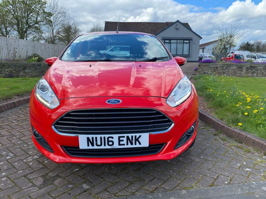 Ford Fiesta 1.0T Ecoboost Zetec Euro 6 Ss 201616 NU16ENK Red #5