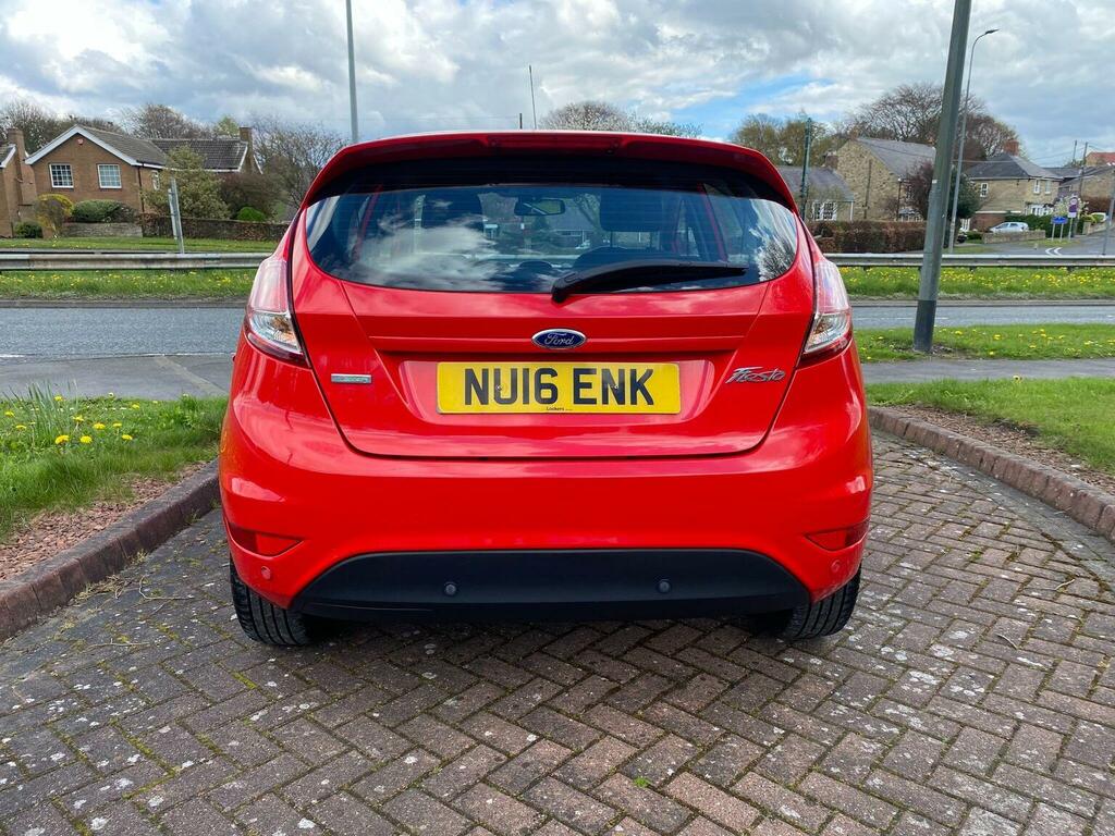Ford Fiesta 1.0T Ecoboost Zetec Euro 6 Ss 201616 NU16ENK Red #3