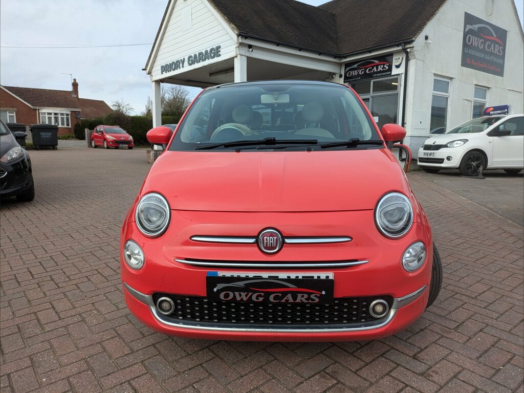 Fiat 500 1.2 Lounge Hatchback Euro 6 Ss WM65VTW Pink #2