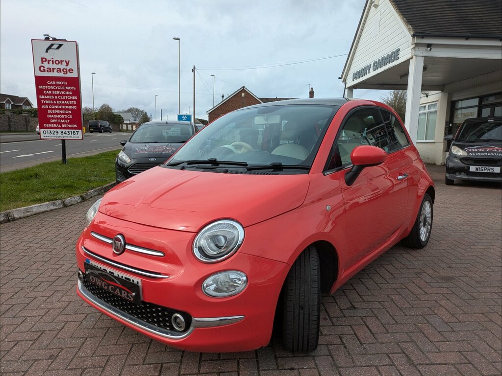 Fiat 500 1.2 Lounge Hatchback Euro 6 Ss WM65VTW Pink #3