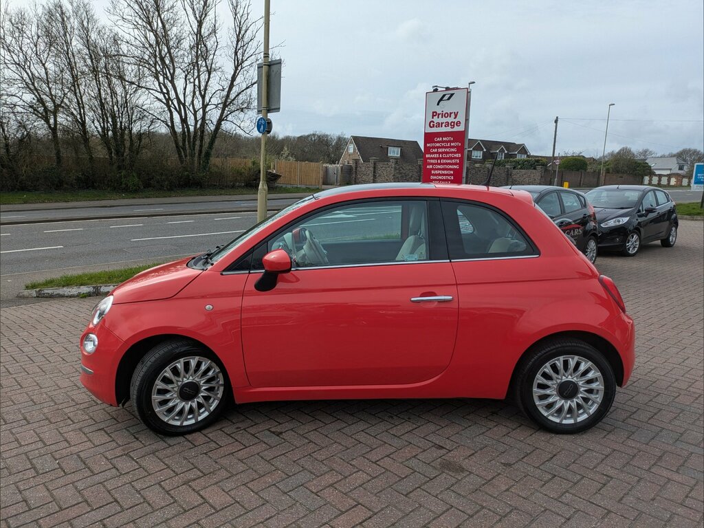 Fiat 500 1.2 Lounge Hatchback Euro 6 Ss WM65VTW Pink #4