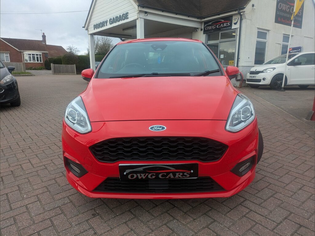 Ford Fiesta 1.0T Ecoboost Gpf St-line Hatchback Man GV19BFE Red #2