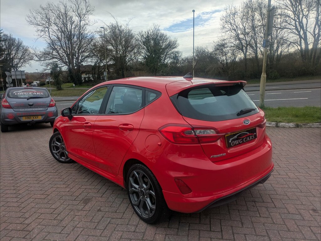 Ford Fiesta 1.0T Ecoboost Gpf St-line Hatchback Man GV19BFE Red #5