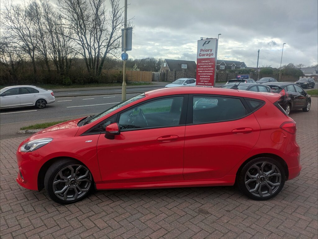Ford Fiesta 1.0T Ecoboost Gpf St-line Hatchback Man GV19BFE Red #4