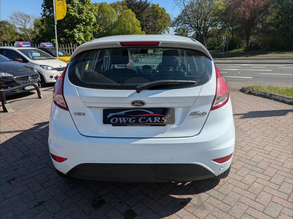 Ford Fiesta 1.0T Ecoboost Zetec Hatchback Powershif RE14OEH White #6