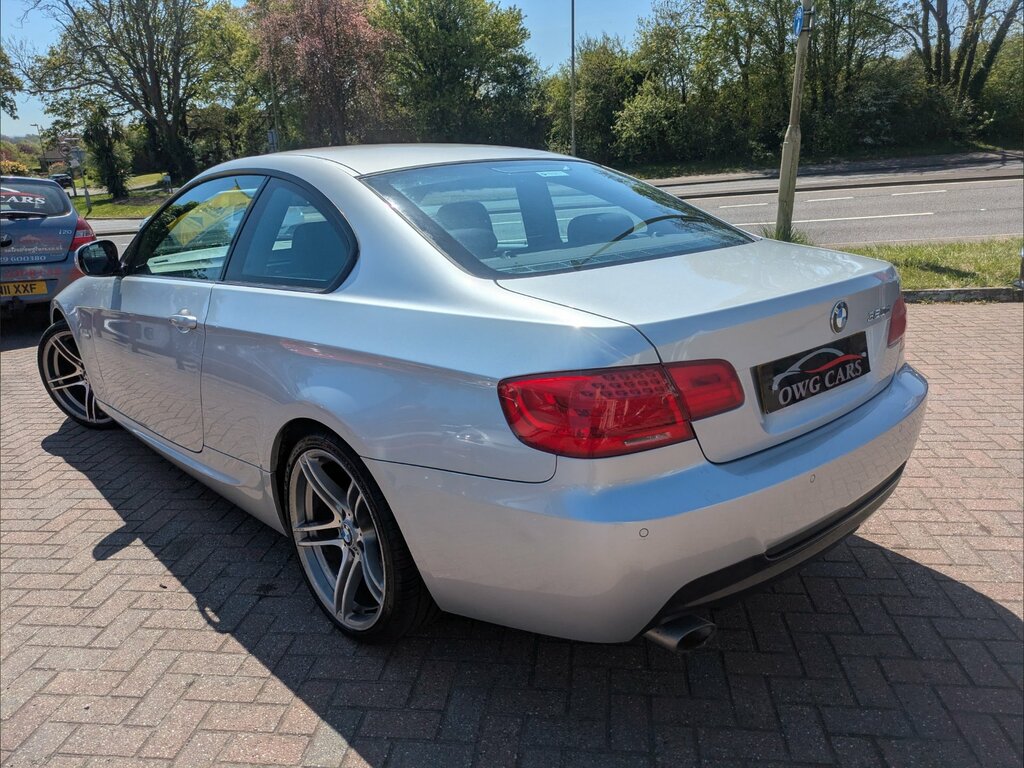 BMW 3 Series 2.0 320D M Sport Coupe Euro 5 S LJ61ANU Silver #5