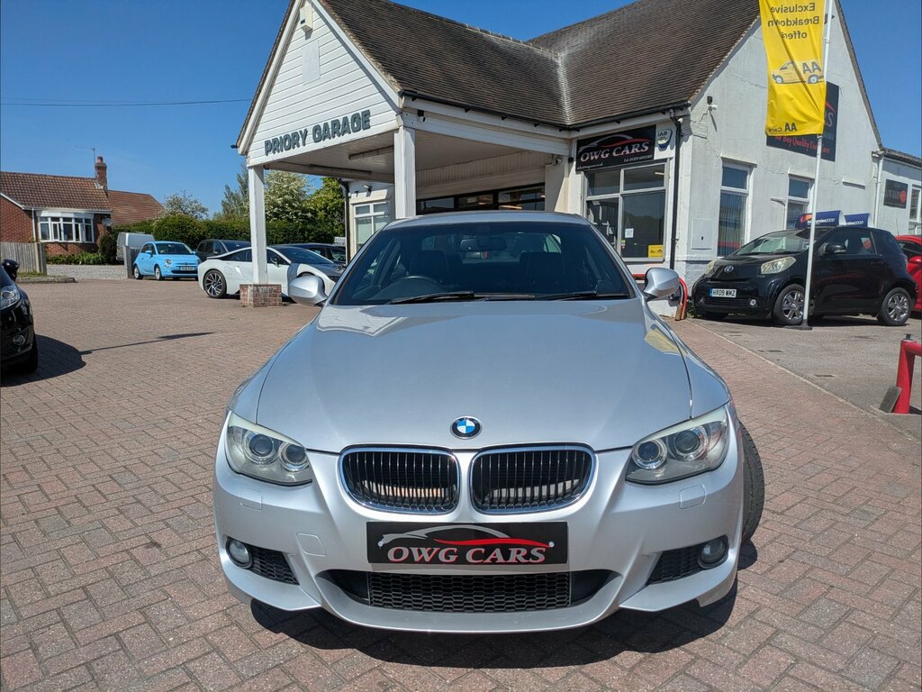 BMW 3 Series 2.0 320D M Sport Coupe Euro 5 S LJ61ANU Silver #2