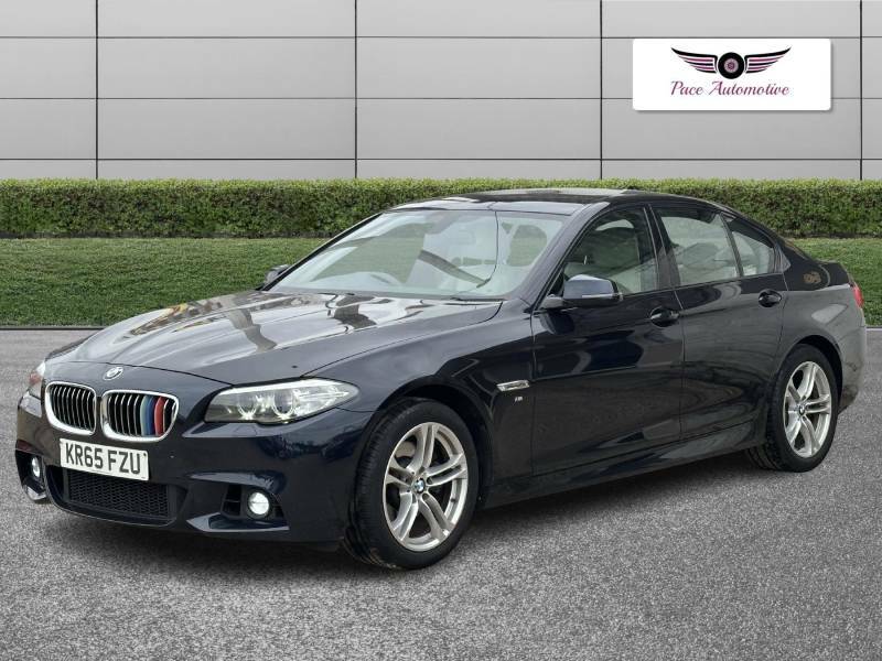 BMW 5 Series 2.0 520D M Sport Euro 6 Ss - 2015 65 KR65FZU Black #2