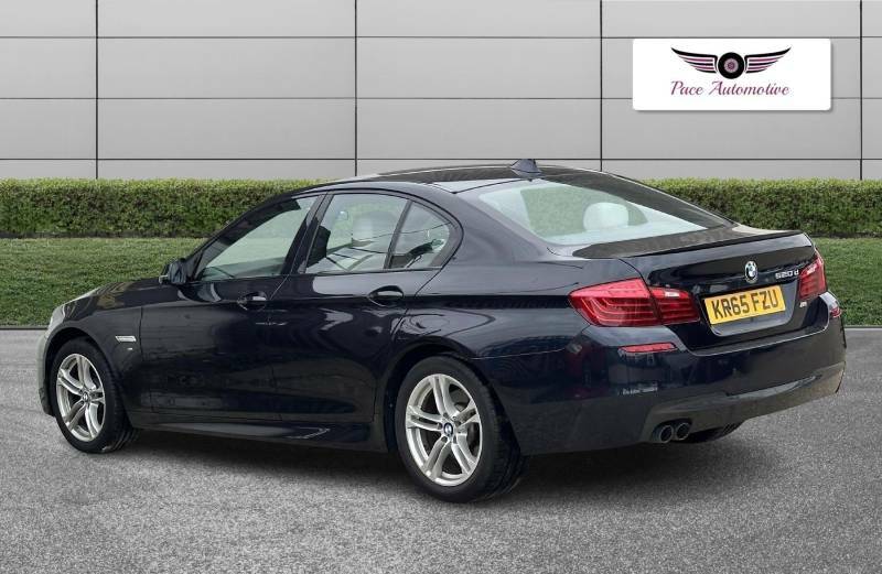 BMW 5 Series 2.0 520D M Sport Euro 6 Ss - 2015 65 KR65FZU Black #5