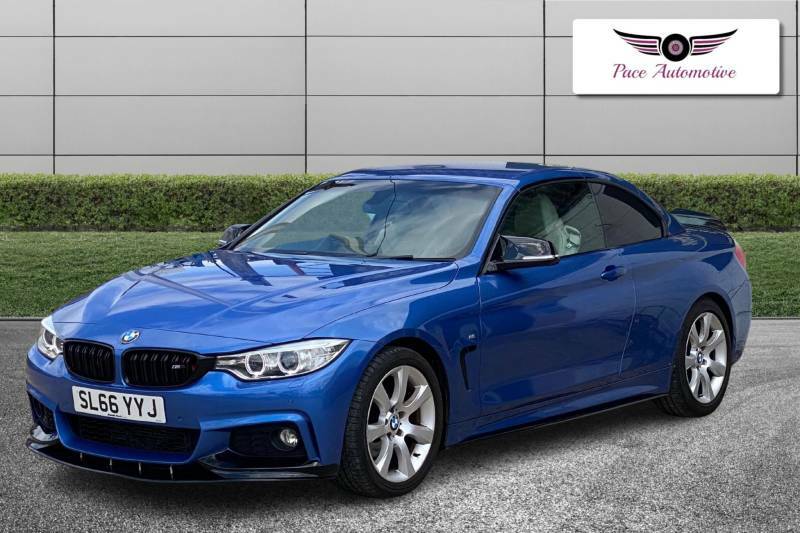 BMW 4 Series 2.0 420D M Sport Euro 6 Ss - 2016 66 SL66YYJ Blue #4