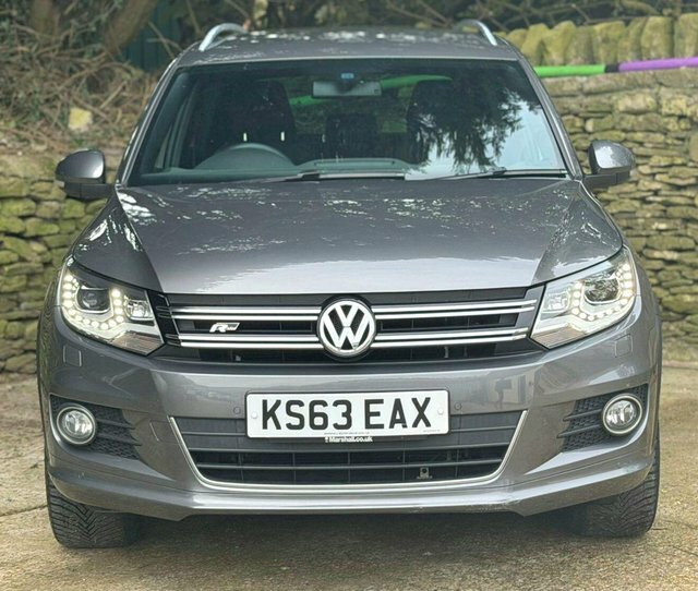 Volkswagen Tiguan 2014 2.0 Tdi Bluemotion Tech R-line Dsg 4Wd Euro 5 KS63EAX Grey #5