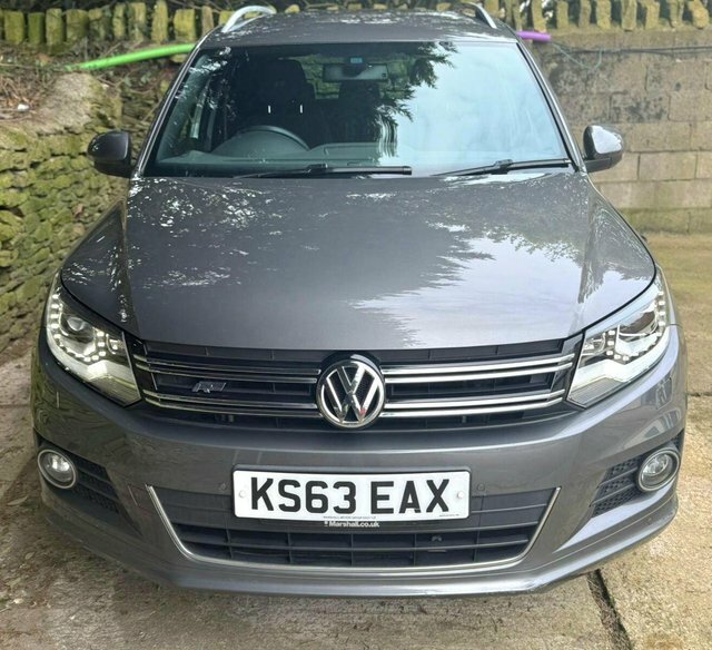 Volkswagen Tiguan 2014 2.0 Tdi Bluemotion Tech R-line Dsg 4Wd Euro 5 KS63EAX Grey #2