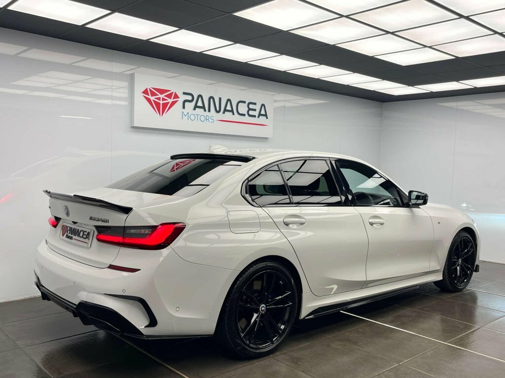 BMW 3 Series Saloon ESZ544 White #4
