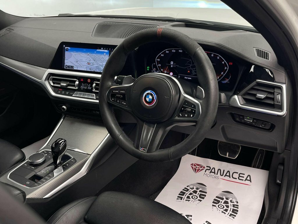 BMW 3 Series Saloon ESZ544 White #2