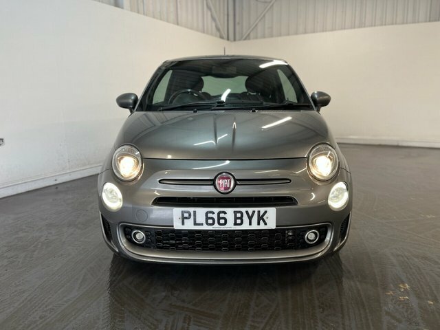 Fiat 500 1.2 S Hatchback Euro 6 Ss 69 PL66BYK Grey #2