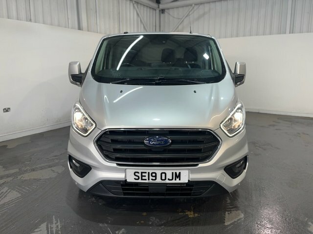 Ford Transit Custom 2.0 280 Ecoblue Limited Panel Van Manua SE19OJM Silver #2