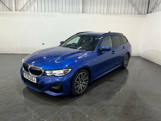 BMW 3 Series 2.0 320D Mht M Sport Touring Hybrid Aut YC70GOJ Blue #3