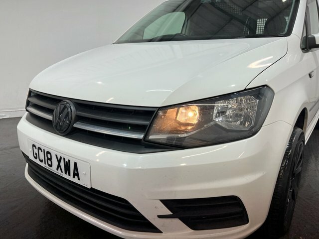 Volkswagen Caddy 2.0 Tdi C20 Bluemotion Tech Trendline Panel Van GC18XWA White #4