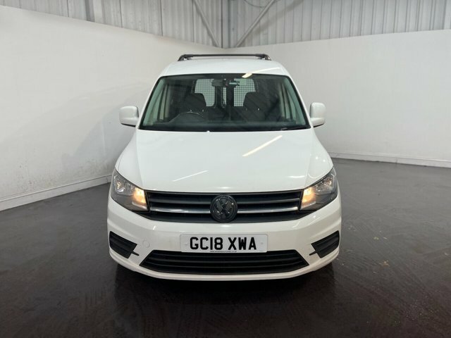 Volkswagen Caddy 2.0 Tdi C20 Bluemotion Tech Trendline Panel Van GC18XWA White #2