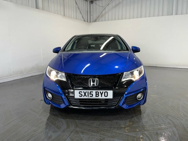 Honda Civic 1.8 I-vtec Sr Hatchback Euro 6 Blue #2